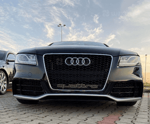 Logo Napis Emblemat QUATTRO 100% Stal Nierdzewna AUDI Gril Atrapa 13