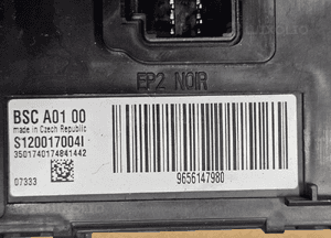 Peugeot 308 3008 5008  T7 moduł sterownik BSC  B03 9665778480 A01 9656147980 08-12 4