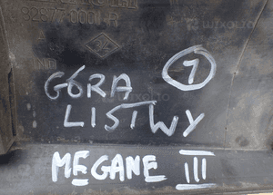 LISTWA RENAULT MEGANE III LEWY TYŁ RADOM 2