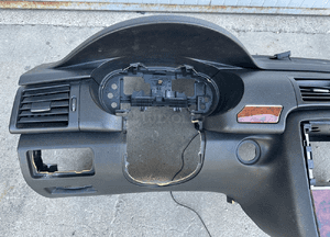 Mercedes R 251 konsola deska kokpit oryginał czarna antracyt kratka dekor panel poduszka air bag 6