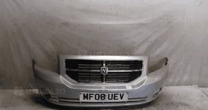 $ ZDERZAK PRZÓD DODGE CALIBER + HALOGENY + GRILL SREBRNY 1