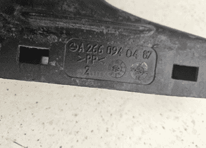 Mercedes W169 A 1.5 8V rura wąż przewód wlot do filtra powietrza 2