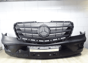 MERCEDES SPRINTER W906 ZDERZAK przód lift 1