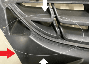 Opel astra j gril maskownica chłodnicy 13321718 327946489 6
