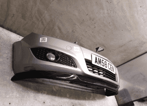 Zderzak przód przedni opel astra h 3 iii Z157 srebrny lift fl halogeny 2