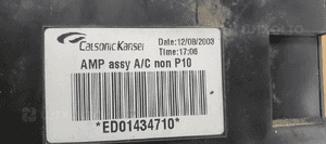 Moduł sterownik klimatyzacji Nissan Almera AD01434710 3