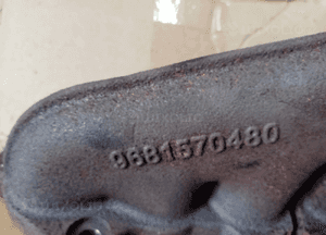 Kolektor wydechowy Citroen C5 III 2.0 HDI 9681570480 3