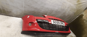 Zderzak przód przedni renault megane 3 iii OV727 czerwony halogeny 4