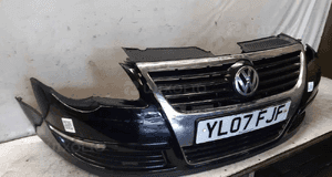 Zderzak przód przedni vw volkswagen passat B6 LC9Z czarny do malowania ! 3