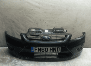 Zderzak przód przedni ford focus MK.2 2 ii lift fl H4 szary grafitowy halogeny 1