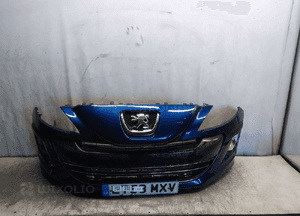 Zderzak przód przedni peugeot 308 kpld granat granatowy halogeny 1