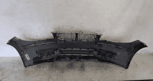 } ZDERZAK PRZÓD PRZEDNI BMW E87 SERIA 1 I LIFT FL BIAŁY ALPINEWEISS HALOGENY 5