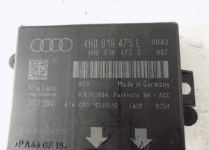 AUDI A6 C7 MODOŁ CZUJNIKÓW PARKOWANIA PDC 4H0919475L 3