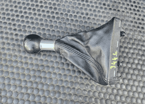 Gałka Mieszek Czarna S-Line Skóra Lewarek Zmiany 6 Biegów Manual Audi A4 B6 B7 29