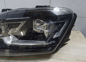 Vw polo v 6R 6C1 fl lift 14-17 lampa przód full led 6C1941035 4