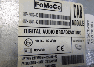 JAGUAR XF X250 XJ X350 XK X150 MODUŁ RADIA DAB 5