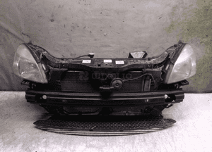 Pas przedni kia rio ii 2 benzyna belka wzmocnienie czołowe okular chłodnica wody wentylator obudowa zamek komplet 1