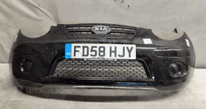 Zderzak przód przedni kia picanto 1 i lift fl czarny Z1 1