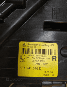 Skoda octavia iii lampa prawa przód przednia full led 7 pin 10