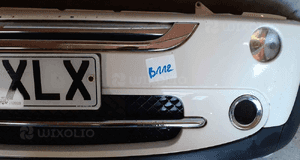 Zderzak przód przedni mini cooper biały pepper white halogeny 2