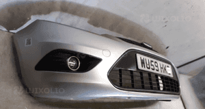 Zderzak przód przedni ford focus MK.2 2 ii lift fl 03 srebrny halogeny 5