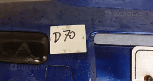 Zderzak przód przedni do fiat panda niebieski 599/A 2