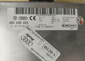 AUDI A8 radio + wzmacniacz Becker  4E0035223 2
