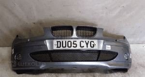 Zderzak przód przedni do bmw E87 1 spryski xenon halogeny quarzblau szary błękitny 1