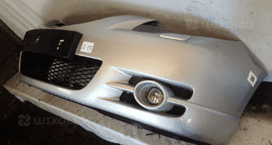 Zderzak przód przedni do mazda 3 sport halogeny spryskiwacze lamp xenon 18G  srebrny 3