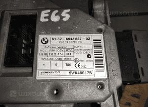 BMW 7 E65 E66 730D MODUŁ CZYTNIK STACYJKA KLUCZYK KOMPLET ORYGINAŁ 10