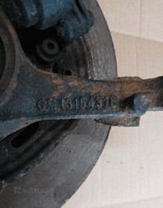 Zwrotnica piasta prawy przód przednia prawa Opel Tigra B II 13154316 3