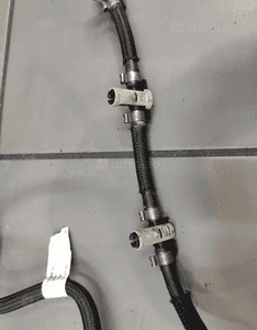 BMW N57 3.0D F01 F10 E70 KOMPLETNY PRZEWÓD PALIWA PRZELEWOWY ZAWÓR ORYGINAŁ 2