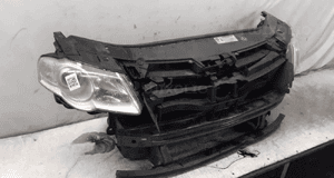 Pas przedni vw volkswagen passat B6 2.0TDI belka okular chłodnica wody wentylator obudowa zamek komplet 5