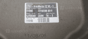 Mechanizm podnośnik szyby lewy tył Skoda Roomster 5J7839401 5