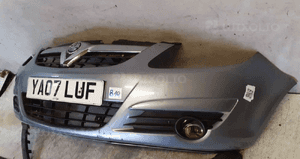 Zderzak przód przedni do opel corsa d Z163 szary halogeny 3