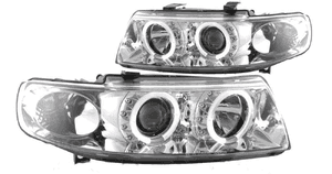 Seat leon toledo lampy reflektory soczewkowe chrom 1