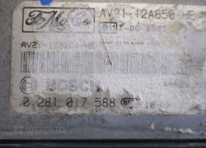 Sterownik silnika ford fiesta MK7 1.6 0281017588 2