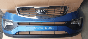 Zderzak przód przedni kompletny grill halogeny KIA Sportage III 3 5B 6