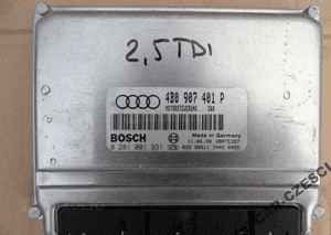 KOMPUTER SILNIKA VW AUDI 2.5 TDI 4B0907401P RADOM