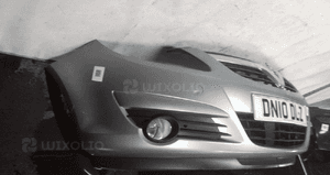 Zderzak przód przedni opel corsa d Z163 szary halogeny 3