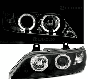 Lampy reflektory do bmw Z3 od 1996 do 2002 roku ringi led żarówki H1 gratis 2
