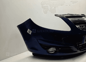Zderzak przód przedni opel corsa d Z21B granat granatowy halogeny 6
