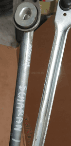 Mechanizm wycieraczek przód przedni Ford Galaxy Sharan 7M3955603E 11