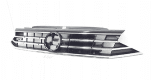 Vw passat B8 gte lift 2019- grill atrapa zderzaka przód 3G0853653P 3