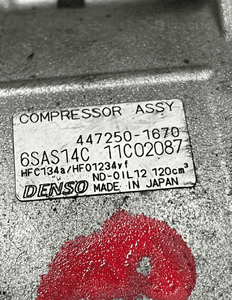 Kompresor klimatyzacji mercedes W176 447250-1670 3