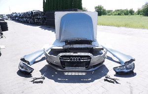 Przód maska zderzak chłodnice lampy błotniki belka audi A6 C7 LY7G 3.0 tdi 1