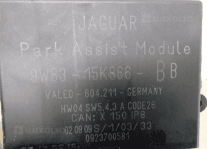 JAGUAR XF X250 MODUŁ STEROWNIK PARKTRONIC PARKOWANIA PDC CZUJNIKÓW PARKOWANIA ORYGINAŁ 7