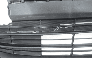 Toyota RAV4 iv lift 2015- atrapa kratka środkowa zderzaka przód 53113-42080 3