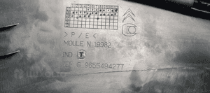 Osłona poszycie słupka lewa Citroen C5 III 9655494277 4