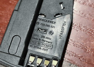 Kluczyk stacyjka mercedes cl W216 s W221 315 mhz 6